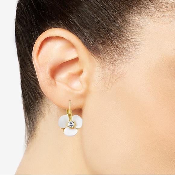Kate Spade Disco Pansy Drop Earrings - Picture 9 of 9